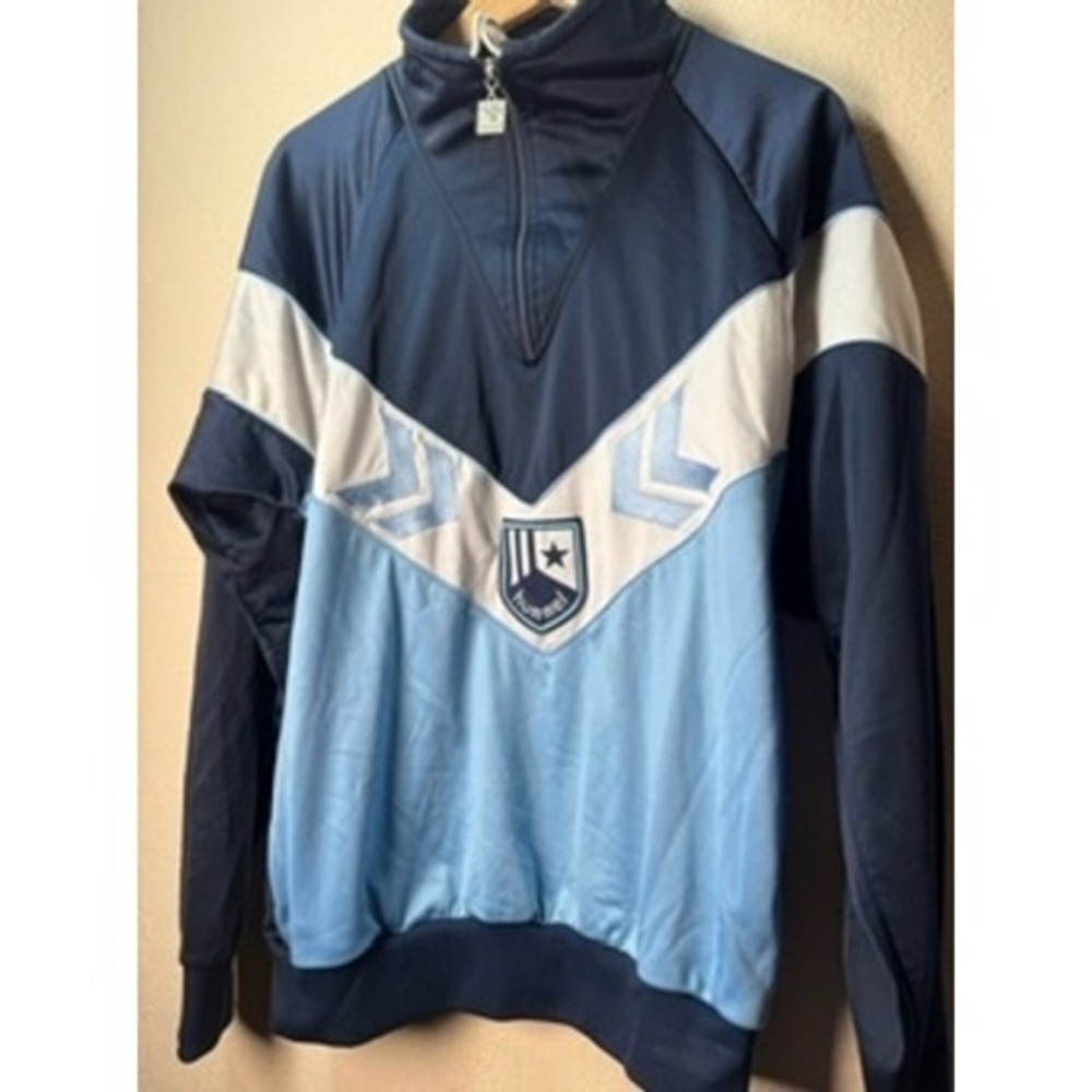 Hummel‎ Vintage 90s Quarter Zip Pullover Sweatshirt Jacket - Mens